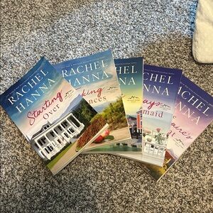 “Whiskey Ridge” series by Rachel Hanna paperback book set - like new